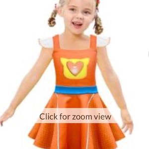 AGRIBAZAAR Short Sleeve Girl Birthday Party Dress Up Toddler Two Sizes